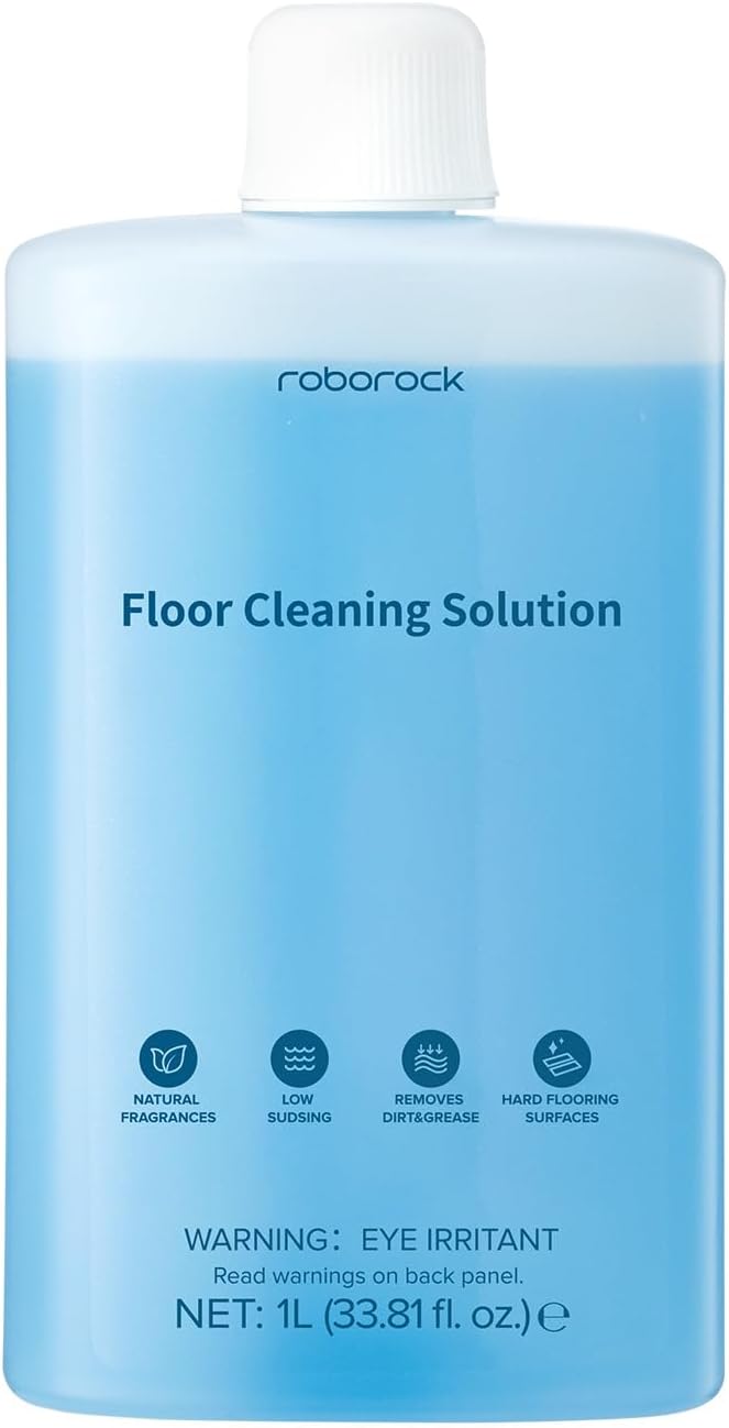 roborock Floor Cleaning Solution Floor Cleaner for Hardwood Compatible Robot Vacuums with Mopping and Wet and Dry Vacuum 1L 33.8 Fl. OZ
