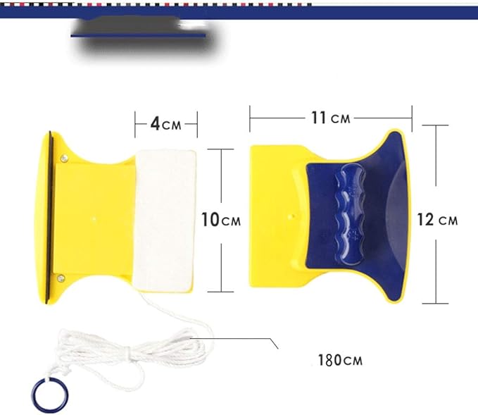 Household Double-sided Magnetic Window Cleaner Cleaning Tools For 3-8mm Single Glass