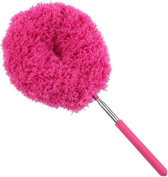 Reusable Microfiber Ceiling Fan Duster Set for Home &amp RVs - Effortless Cleaning Brush with Dust-Locking Technology(A)