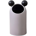 Cute Bunny Ears Kids Boys Girls Bedroom 3.7 Gallon Waste Basket Garbage Can I Nursery Study Living Room Bathroom Designer Trash Can for Home with Mouse Ears - 14L
