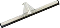 Restaurantware-SQUEEGEE ONLY: Clean Tek Professional 21.75 Inch Floor Squeegee 1 Broom With Double Rubber Blade - Handle Sold Separately Heavy-Duty Steel Wiper For Concrete Floor