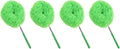 Reusable Microfibre Ceiling Fan Duster Dusting Dust Blade Cleaning Adjustable Length Household Tool(Green-4PCS)