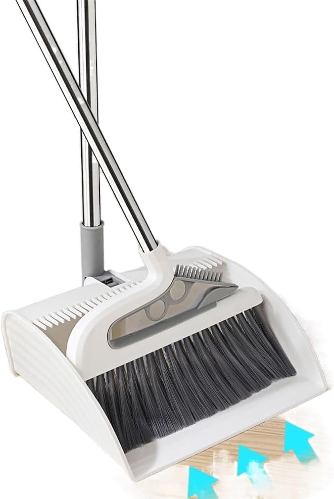 Lightweight Folding Combination Broom Set Sweep Dustpan Household Non-Stick Hair Department Store