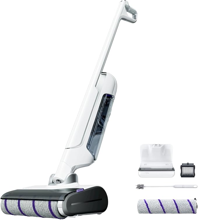 NARWAL S10 Pro Lightweight Cordless Vacuum Mop Wet Dry Vacuum Cleaner Self-Cleaning &amp Drying 180° Flexibility 50min Runtime Floor Cleaner (Renewed)