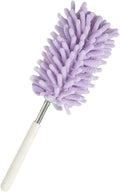 Cleaning BrushDusting Brush Nordic Wind Cleaning Duster Duster Duster Desktop Sweep Telescopic Duster Brush Chicken Feather Duster Cleaning Tool Duster(Purple)