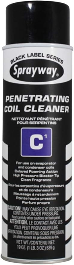 Sprayway SW287-12PK Aerosol C1 Penetrating Coil Cleaner 19 oz Pack of 12