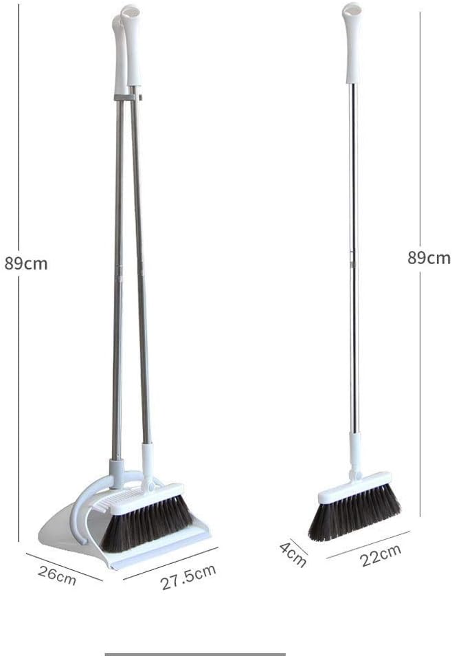 Dust Pan and BroomDustpan Cleans Combo for Home Kitchen Room Office Lobby Floor Use Upright Stand Up