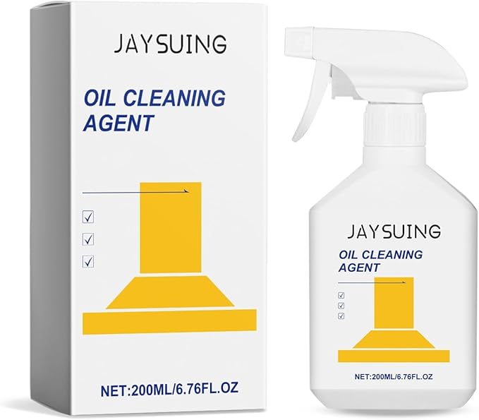 Kitchen Heavy Duty Grease Cleaner - Penetrates Stubborn Oil &amp Grime Fast-Acting Safe For Surfaces Easy To Use(3PCS)