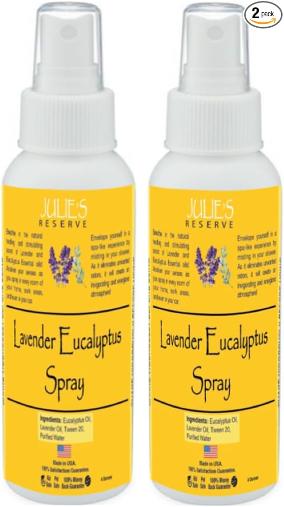 2 Pack Lavender Eucalyptus Room &amp Linen Spray (4 Fl Oz)
