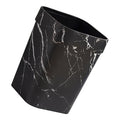 Angoily Square Waste Basket Marble Texture Capacity Plastic Garbage Container for Home Kitchen Bathroom and Office Decor