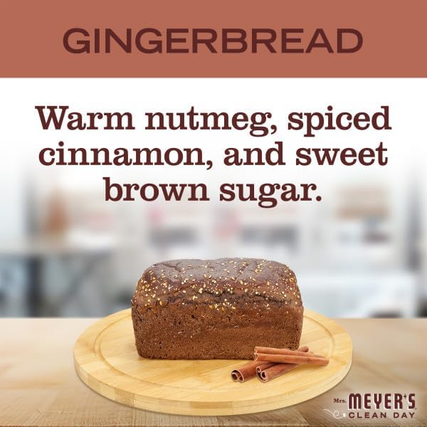 MRS. MEYER'S CLEAN DAY Room Freshener Limited Edition Gingerbread Scent 8 fl oz. (Pack of 6)