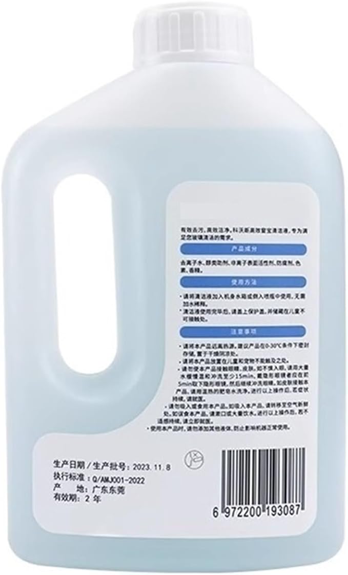Glass Cleaning Fluid Compatible With Ecovacs Winbot W1SPro/W1 PRO/ W2 OMNI/W2 PRO/W2 PRO OMNI/WINBOT MINI HA41 Window Cleaner Parts(1000mlx3)