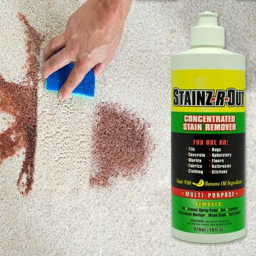 Ultra Stainz R Out Concentrated Stain Remover 16 oz Bottles x 3. Original Banana Oil Formula from The Inventor