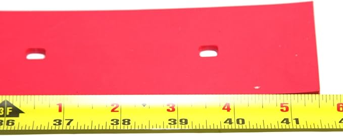 Floor Scrubber Rubber Squeegee Blade Kit (2pcs) for elife Model 500X (Squeegee 38 for 500X(MX5))