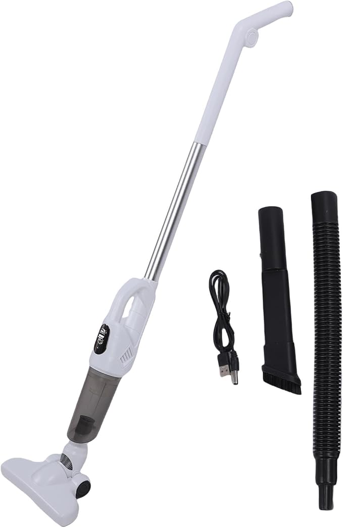 Focket Cordless Vacuum Cleaner 2 in 1 Handheld Stick Vacuum 20000Pa Strong Suction 30 Minutes Runtime with Crevice Tool for Pet Hair Carpet Hardwood Floor
