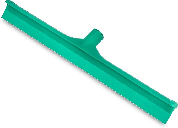 SPARTA 3656709 Plastic Floor Squeegee Shower Squeegee Heavy Duty Squeegee With Rubber Blade For Windows Glass Shower Doors Floors Windshields 20 Inches Green (Pack of 6)