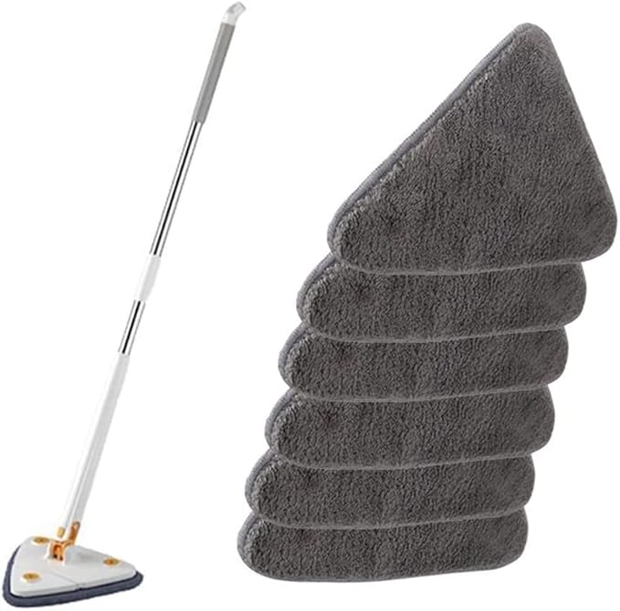 360° Rotating Triangle Mop Imitation Spin Hand Free Hand Washing Mop New Triangle Spin Home Water Butterfly Rotating 12027(N)