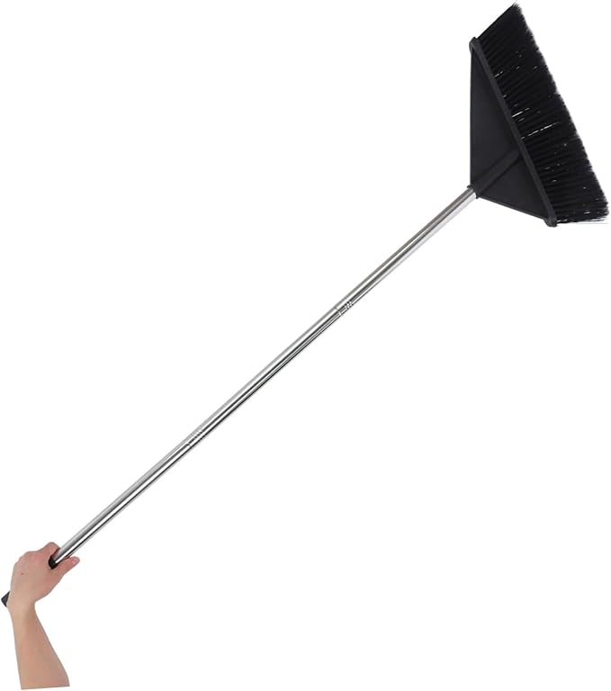 Wide Cleaning Broom Long Handle Scrub Broom for Outdoor and Indoor Household Cleaning Supply