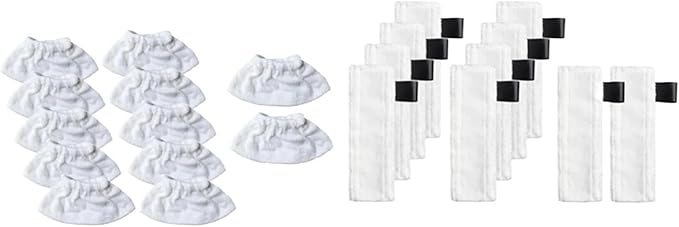 22Pcs Steam Mop Cloth Cleaning Pad Cloth Cover Compatible For KARCHER SC Series SC1/SC2/SC3/SC4/SC5 Steam Cleaner Accessories