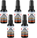 BluntPower (Blue Steel 5 Pack) Concentrated Odor Eliminator and Diffuser Oil - Room Deodorizer Odor Eliminator and Smoke Eliminator Spray - Premium Oil Based Air Freshener &amp Odor Eliminator Spr