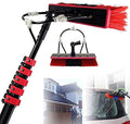 Cleaning Brush Water Fed Pole Kit Window and Solar Cleaning Pole W/Water Fed Telescopic Brush/Brush Window and Solar Panel Cleaning System Windows Cleaning12Ft/3.6M