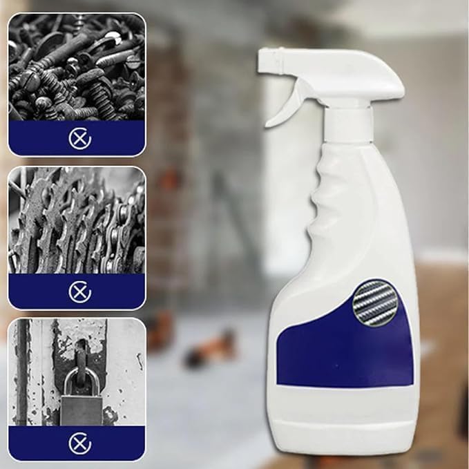 Heavy-Duty Metal Rust Remover The Magician in the Toolbox Rust Remover for Metal Rust Remover Spray for Metal Car Cast Iron and Steel