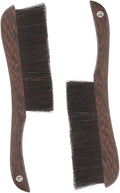 PRETYZOOM 2pcs Wooden Furniture Cleaning Brush with Soft Horsehair Bristles Portable Mini Broom for Instruments Keyboards and Dusting Surfaces