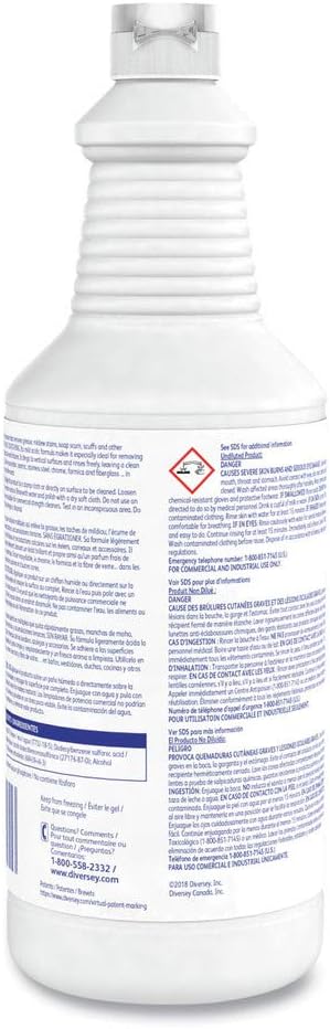 Diversey 94995295 Emerel Multi-Surface Creme Cleanser Fresh Scent 32oz Bottle 12/Carton