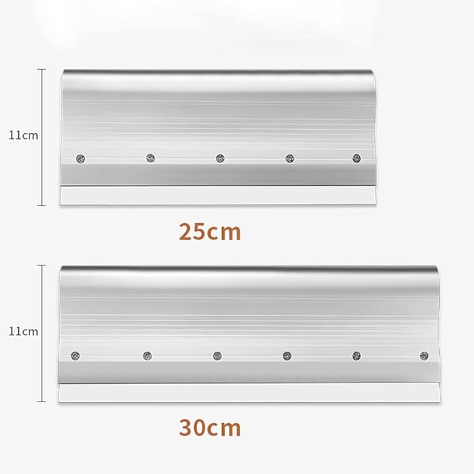 iDili Professional Stainless Steel Solder Paste Squeegee Kit - 0.4mm Ultra-Thin Blade SMT Stencil Scraper for PCB Assembly Aluminum Handle w/Non-Slip Grip (25CM)