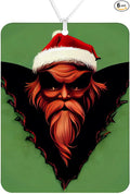 Santa Design Car Freshener Set of 6 - Evil Car Air Freshener - Seasonal Air Freshener for Car