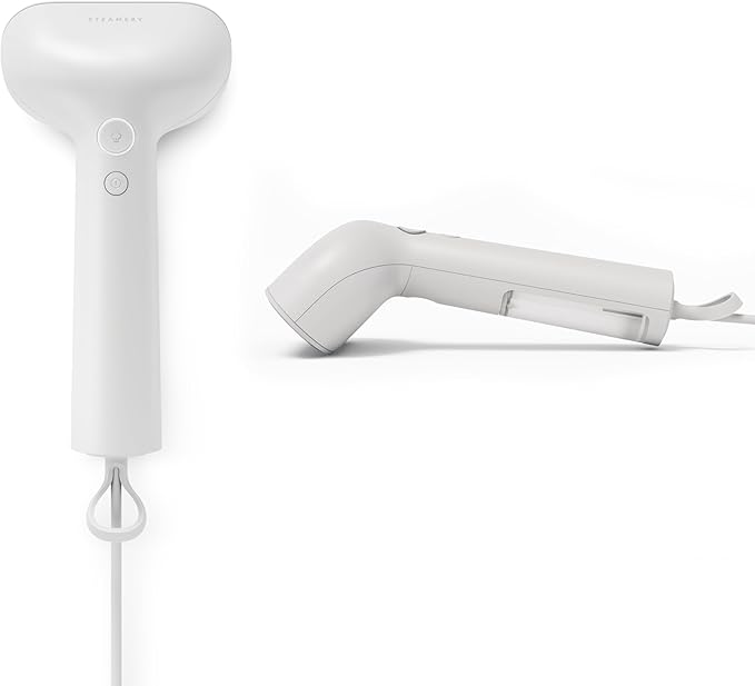 Steamery Handheld Clothes Steamer Cirrus X 1200W Steam Output 20g/min Heat up in 20 Seconds Portable Minimalistic Scandinavian design White