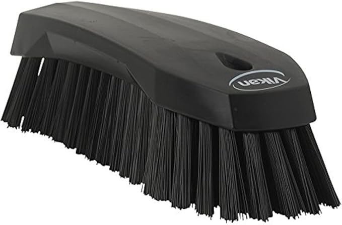 Vikan 38909 BrushScrubStiff8PP/PBTBlack