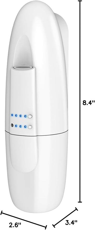 Waterless Nano Scent Air Machine for Home Plug-in Cold-Air Essential Oil Diffuser Luxury Hotel Fragrance Atomizer Professional Aromatherapy Device for Large Room &amp Office 100ml White