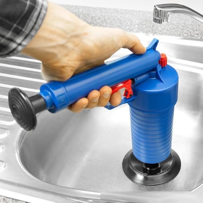 Pipeline Dredge Device Toilet Dredge Pressure Tool With Sucker 4pcs