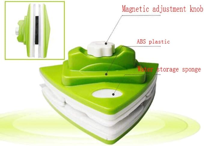 Glass Wiper - Double-sided Window Cleaner Magnetic Cleaning Tools Useful Surface Brush
