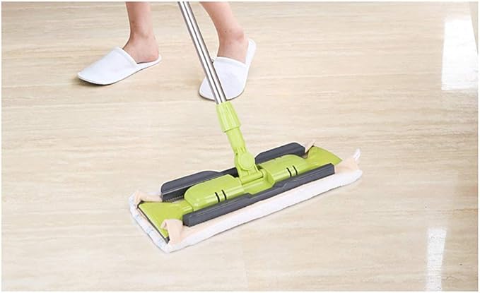 Mop - Self Wringing  Lazy Flip Flat Spin Wet and Dry with Stainless Steel Handle