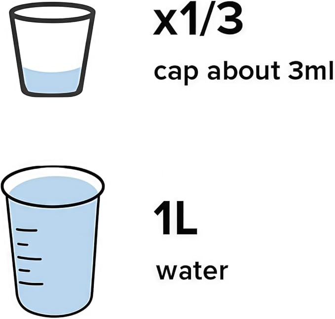 480mL Floor Cleaning Solution For Mopping Machine. Compatible With Roborock Dyad/Dyad Pro/S7 Pro Ultra. Quick Floor Cleaning Solution(480ml 3pc)