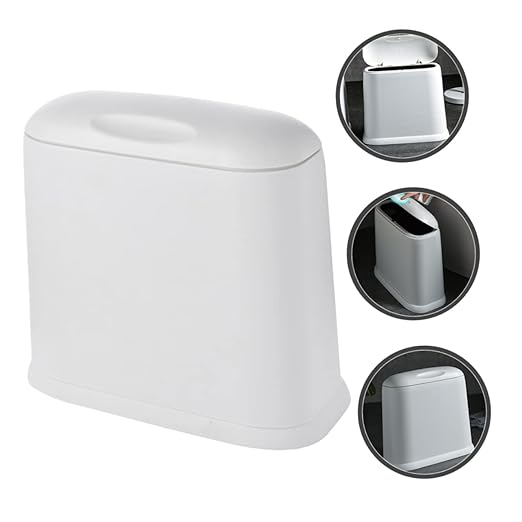 Compact Bathroom Trash Wastebasket for Kitchen Living Room and Office Design Modern Aesthetic for Spaces for Use