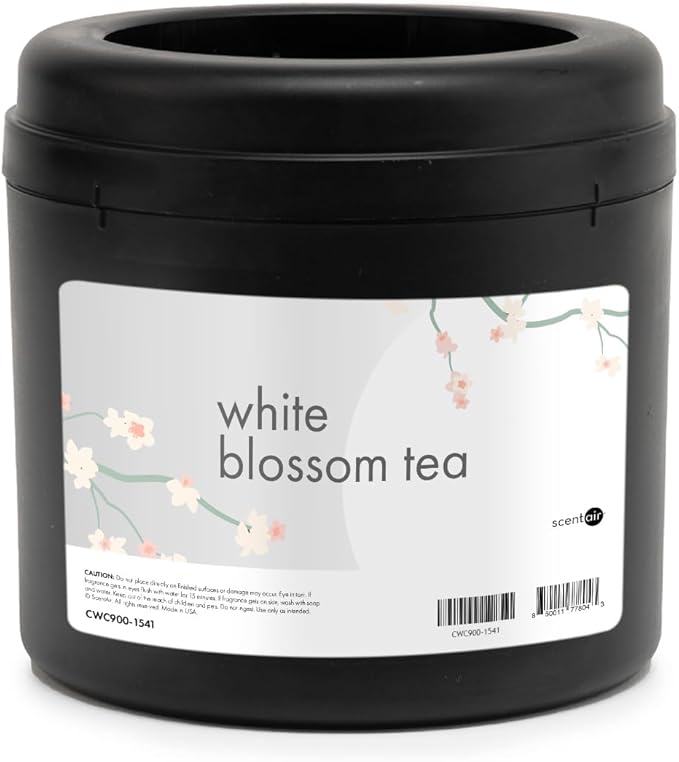 ScentAir Whisper Home Monthly Plug-in Refill Fragrance Cartridge for Home and Office White Blossom Tea