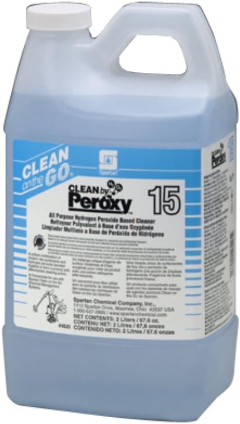 Spartan Clean by Peroxy Clean On The Go #15 All-Purpose Cleaner 2 Liter Case of 4
