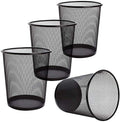 4 Pack of Trash can Waste Basket for Office