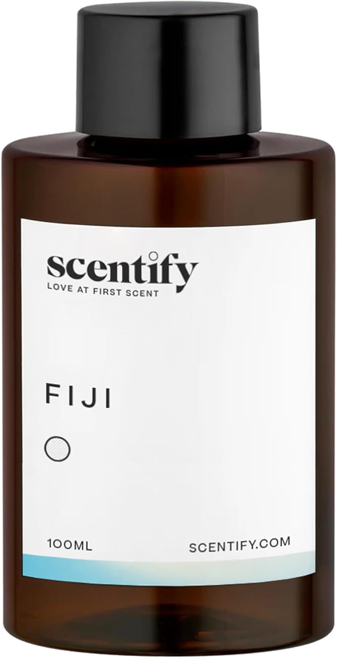 Scentify Fiji Aroma Oil Refill Scent for Oil Diffusers - Citrus Bergamot White Tea Musk Scents - Luxurious Relaxing Aromatherapy Diffuser Fragrance 100ml 3.38 oz