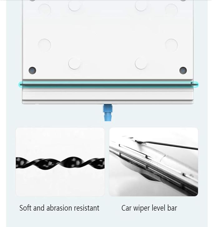 Magnetic Window Cleaner Double-Side Magnetic Glass Cleaner 3-Speed Adjustable Magnetic Force Ultra-Strong Both Side Glass Surface Cleaning Brush Wiper Tools with Ergonomic Handle Design