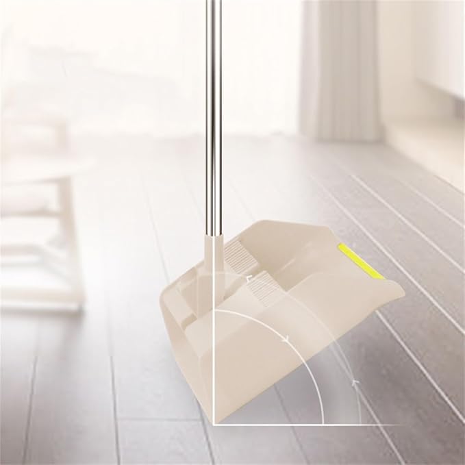 Stand Up Household Broom Dustpan Set Rubbish Plastic Sweeper Sweeping