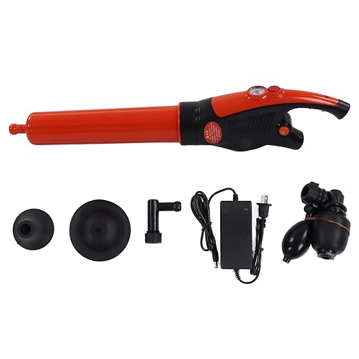 Electric Duct Unblocker Drain Pipe Automatic Power Toilet Plunger High Pressure Cleaner
