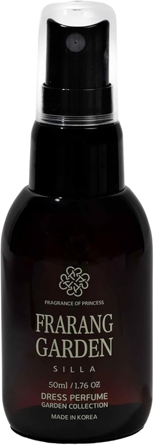 FRARANG Dress Perfume Garden Collection 1.76 fl oz – Villa Lante | Premium Fabric &amp Air Diffuser Elegant Floral Scent 1 Set (Box &amp Spray)