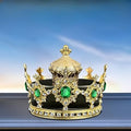 Crown-Shaped Car Air Freshener: Elegant Design Long-Lasting Scent Easy to Use (Green)