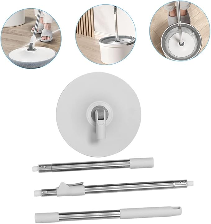 Household Rotary Mop Sewage Separation Technology 360° Rotating Absorbent Mop for Efficient Floor Cleaning for Hardwood and Tile Surfaces Lazy Hand-Free Design for Easy Use