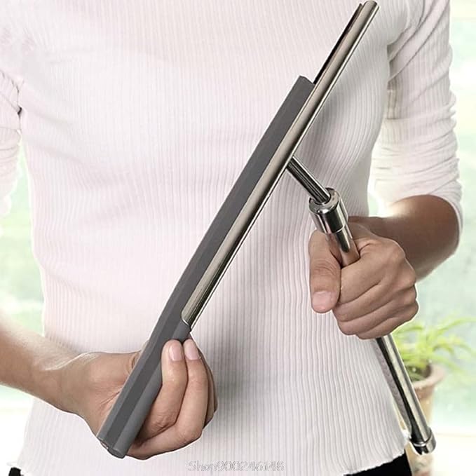 Telescopic Shower Squeegee Window Glass Wiper Scraper with Blade for Bathroom Kitchen