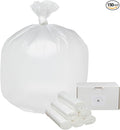 45 Gallon Garbage Trash Bag 40X48 Clear 150 Count Can Liner Bulk 40 Gallon 41 Gallon 42 Gallon 44 Gallon Made in USA